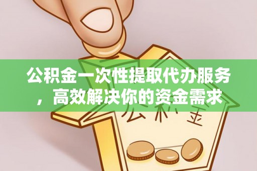 敦化公积金一次性提取代办服务，高效解决你的资金需求