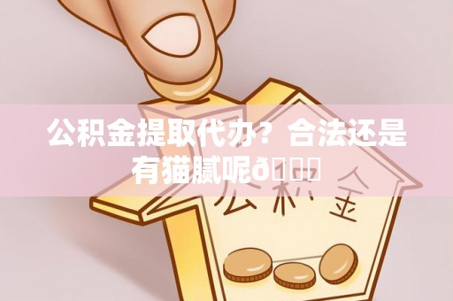 敦化公积金提取代办？合法还是有猫腻呢😏